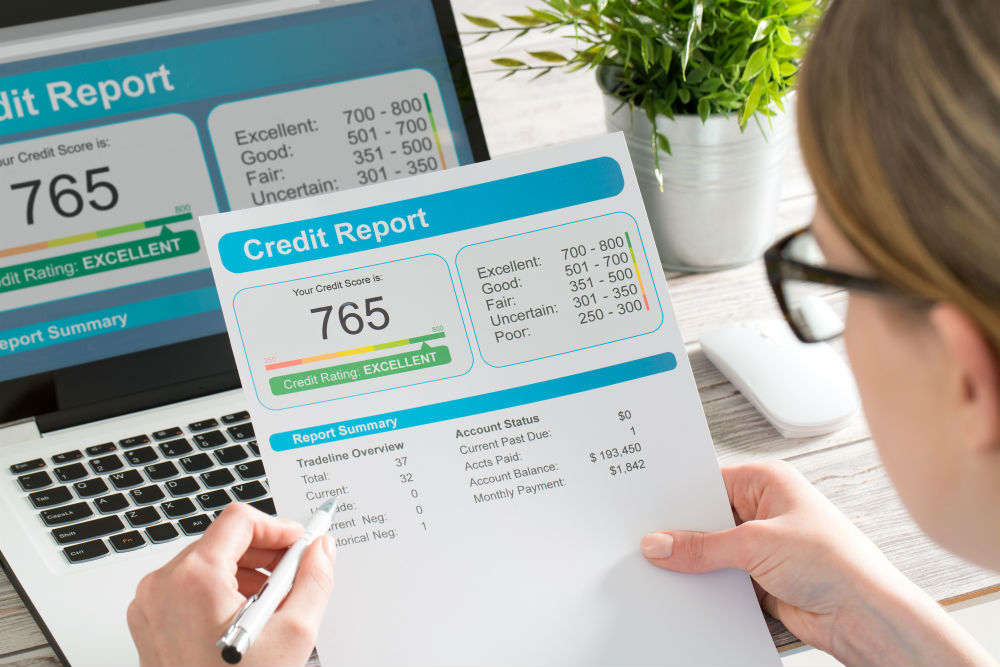 mixed credit report